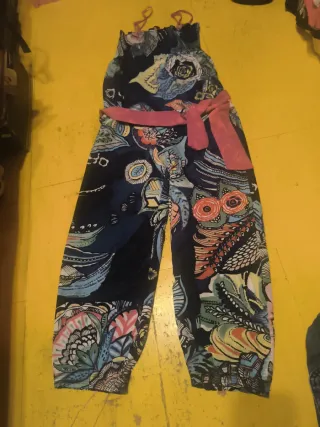 Mono Desigual niña estampado floral talla 11/12