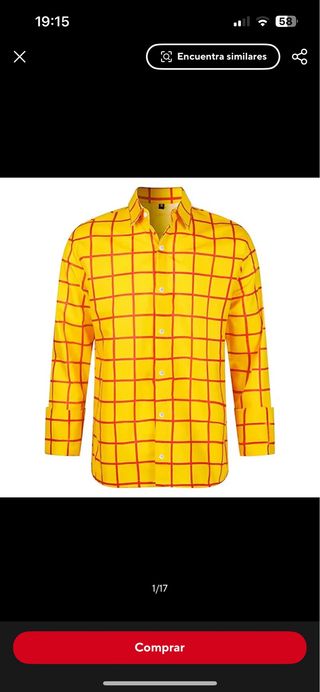 Camisa disfraz Toy Story