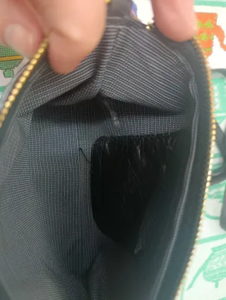 Bolso estampado cebra y negro