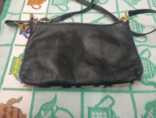 Bolso estampado cebra y negro