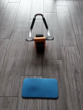 Máquina Abdominales manual con esterilla azul