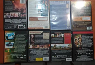 Lote 8 Películas DVD Acción, Drama, Romance