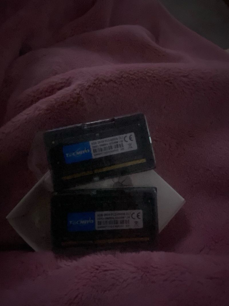 2x Tecmiyo 8GB DDR3 SODIMM RAM afbeelding 2