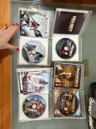 4 Giochi PS3: Call of Duty, Uncharted 3, AC IV, Far Cry 4