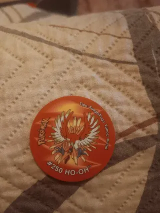Tazo Pokémon HO-OH #250 Fuego/Fogo