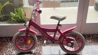 Bicicleta infantil rosa