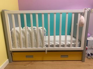 Cuna bebé con colchón