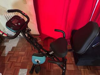 Bicicleta Estática ANCHEER Azul