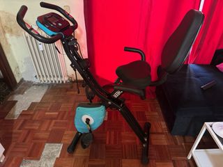 Bicicleta Estática ANCHEER Azul