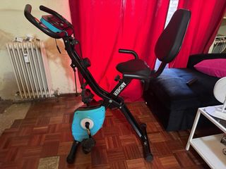 Bicicleta Estática ANCHEER Azul