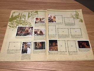 Álbum Cromos Indiana Jones Templo Maldito (1984)