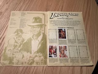 Álbum Cromos Indiana Jones Templo Maldito (1984)