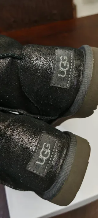 Stivaletti Ugg Glitter Neri Argento Tg 36