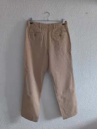 Pantalón chino beige hombre talla 38 Pierre Cardin