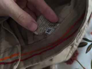 Pantalón chino beige hombre talla 38 Pierre Cardin