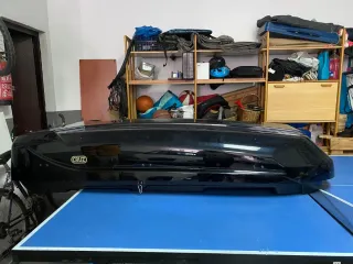 Cofre Techo Cruz Paddock Negro Brillante 550N