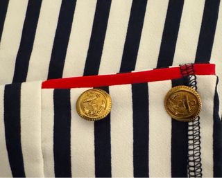 Maglia Zara a righe bianche e blu