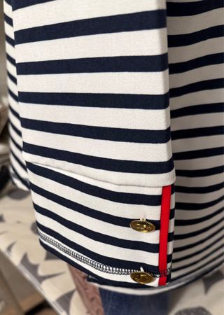 Maglia Zara a righe bianche e blu