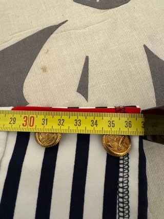 Maglia Zara a righe bianche e blu