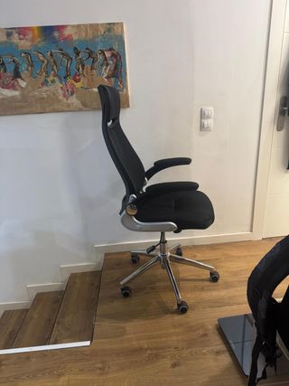 Silla de Oficina Giratoria Negra