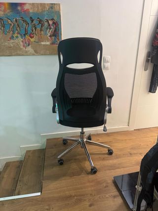 Silla de Oficina Giratoria Negra