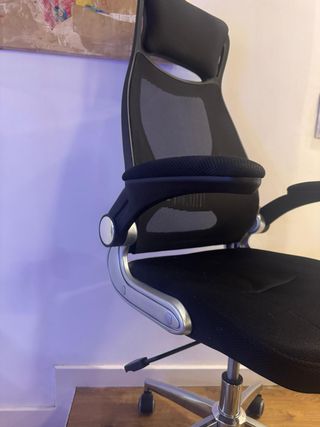 Silla de Oficina Giratoria Negra