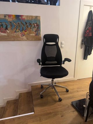 Silla de Oficina Giratoria Negra