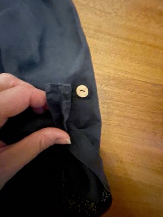 Camicia lunga donna lino blu