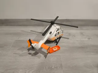 Helicóptero Playmobil con camilla