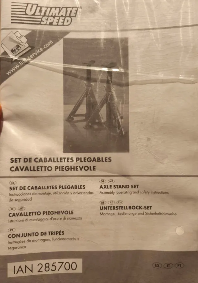 Set 2 caballetes plegables Ultimate Speed