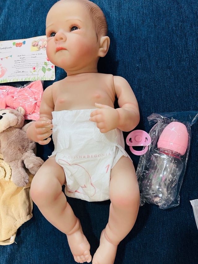 Muñeca Reborn Bebé con Accesorios