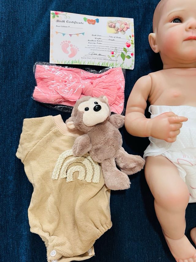 Muñeca Reborn Bebé con Accesorios