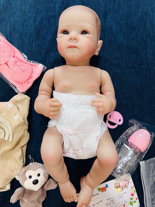 Muñeca Reborn Bebé con Accesorios