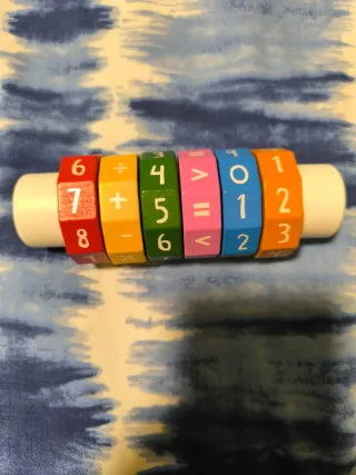 Juego Matemáticas Infantil Bloques Giratorios
