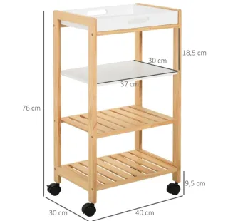 Carrito Cocina 4 Niveles