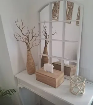 Espejo Ventana Blanco 76x50cm