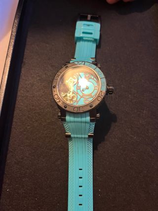 Reloj TechnoSport Negro y Turquesa