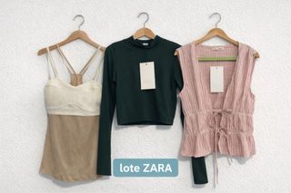 Lote 3 Tops Zara Talla S