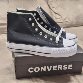 Converse All Star Plataforma Negras