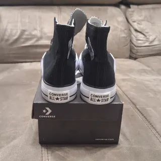 Converse All Star Plataforma Negras