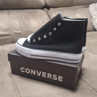 Converse All Star Plataforma Negras