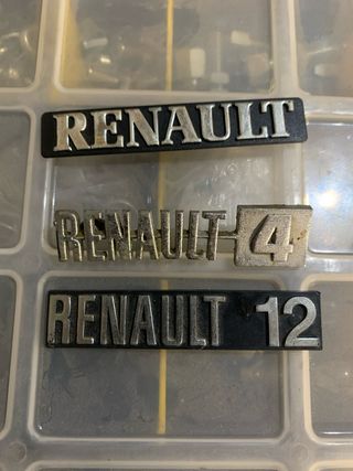 Anagramas Renault 4 y 12