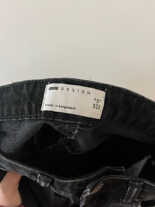 Falda larga ASOS DESIGN negra nueva