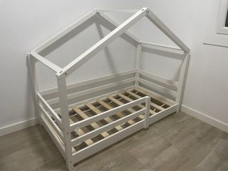 Cama infantil casa blanca