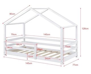 Cama infantil casa blanca