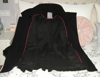 Chaquetón vintage mujer T-46 negro