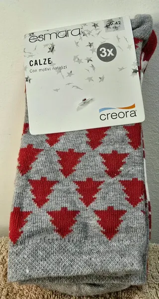 Calzini natalizi 3 paia 39-42