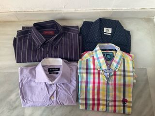 Lote 4 Camisas Talla M Massimo Dutti y Paul Smith