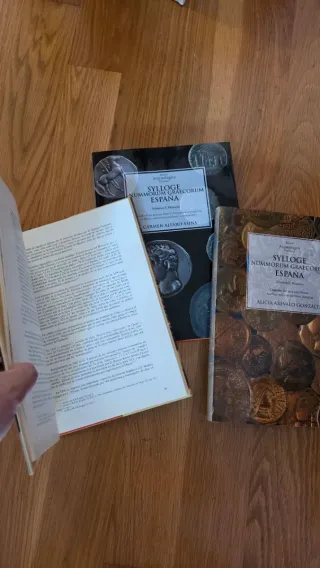 3 Volúmenes Sylloge Nummorum Graecorum España