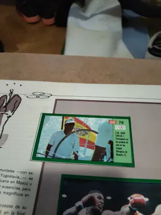 Álbum "Ases Olímpicos" año 1988